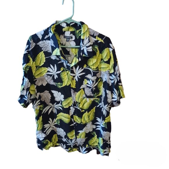 George Other - George Floral Hawiian Aloha Button Down Top